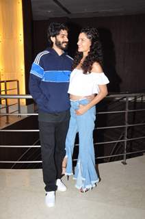 Harshvardhan Kapoor and Saiyami Kher at Promotion of 'Mirzya'