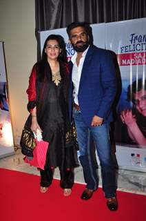 Suniel Shetty at Sajid Nadiadwala's french honour