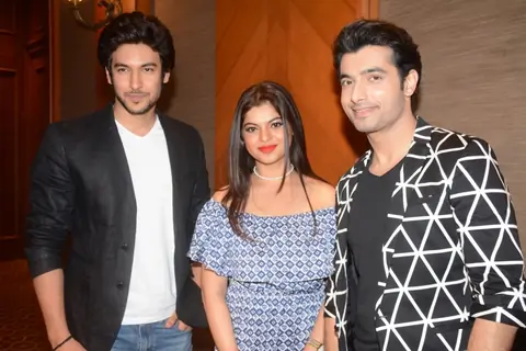 Shivin Narang, Sneha Wagh and Ssharad Malhotra at Trailer and Music launch of film 'Ek Tera saath'