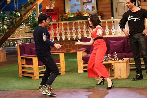 Tamannaah Bhatia and Sonu Sood at Promotion of 'Tutak Tutak Tutiya' on sets of The Kapil Sharma Show