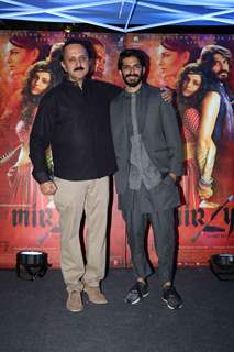 Rohit Khattar with Harshvardhan Kapoor at Promotion of film 'Mirzya'