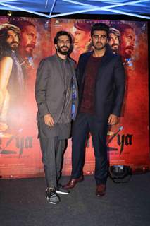 Harshvardhan Kapoor and Arjun Kapoor at Promotion of film 'Mirzya'