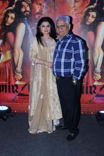 Kiran Juneja and Ramesh Sippy at Promotion of film 'Mirzya'
