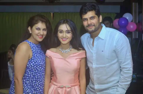 Amar Upadhyay with his wife at Birthday Bash of Tanya Sharma!