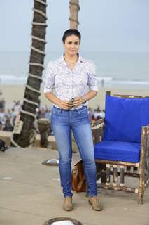 Gul Panag at NDTV Dettol Banega Swachh India event