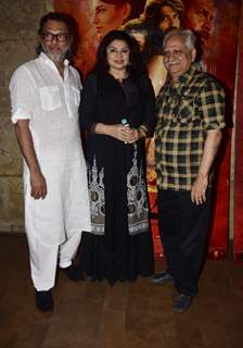 Rakeysh Omprakash Mehra, Ramesh Sippy and Kiran Juneja at Special screening of film 'Mirzya'