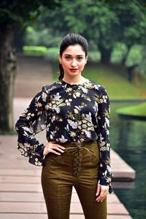 Tamannah Bhatia was spotted wearing Self Portrait and Ritika Bharwani Outfits