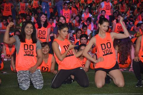 Jacqueline Fernandez, Kalki Koechlin and Sakshi Mallik at PUMA 'Do You' Event