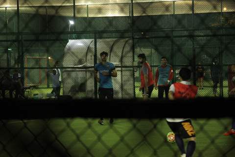 Ranbir Kapoor Snapped Playing Football