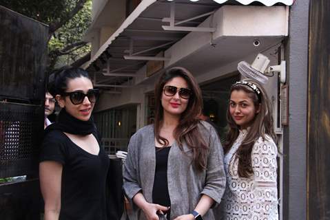 Kareena, Karishma and Amrita Arora Snapped post lunch!