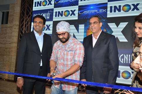 Aamir Khan at The Launch Of Inox Insignia Premium