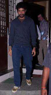 Farhan Akhtar Snapped leaving recording studio!