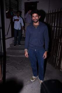 Farhan Akhtar Snapped leaving recording studio!