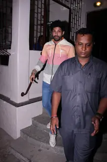 Farhan Akhtar Snapped Outside Recording Studio