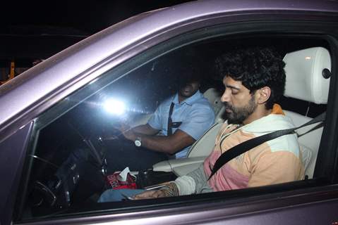 Farhan Akhtar Snapped Outside Recording Studio