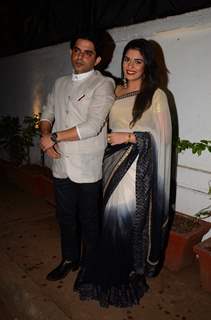 Raaj Singh Arora and Pooja Gor at Kishwer Merchant and Suyyash Rai's Sangeet Ceremony