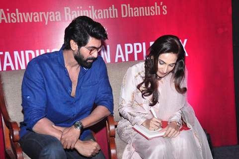 Launch of Aishwarya R Dhanush's Book 'Standing on an Apple box'