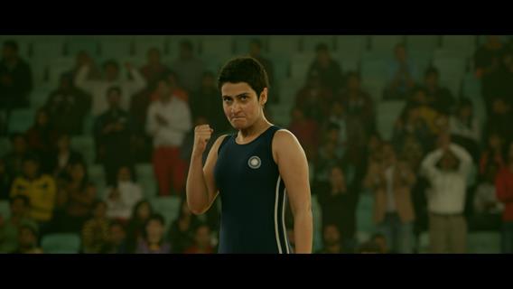 Still of Fatima Sana Shaikh as Geeta Phogat from Dangal