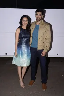 Shraddha Kapoor Snapped with Aditya Roy Kapur