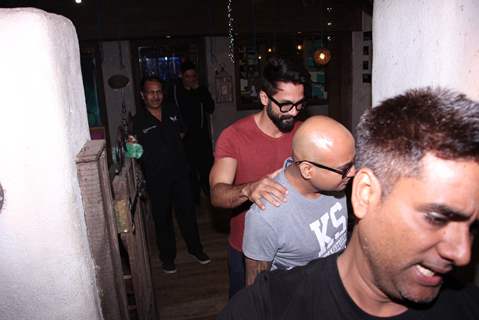 Shahid Kapoor Snapped shorts and T-shirt