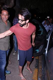 Shahid Kapoor Snapped shorts and T-shirt