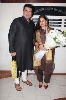 Siddharth Roy Kapur and Vidya Balan at Javed Akhtar's Birthday Bash
