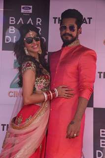 Kishwer Merchant and Suyyash Rai at Kala Chasma Bike Rally