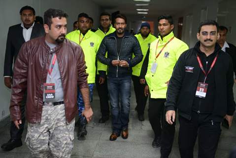 Ajay Devgn attend the launch 'Super Fight League'