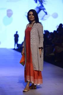 Mini Mathur at Lakme Fashion Week 2017 Day 1