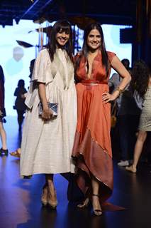 Manasi Scott and Sona Mohapatra at Lakme Fashion Week 2017 Day 1
