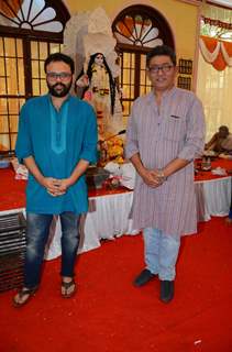 Uday Tikekar attends Anurag Basu's Durga Pooja