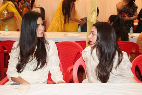 Katrina Kaif and Aditi Rao Hydari attends Anurag Basu's Durga Pooja