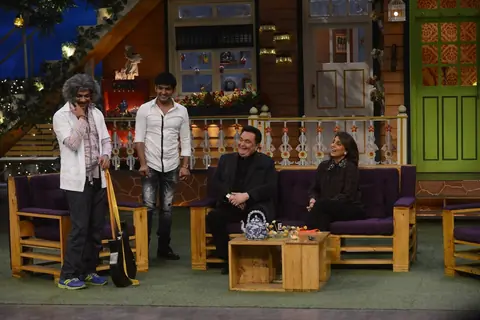 Rishi and Neetu Kapoor on the sets of 'The Kapil Sharma Show'