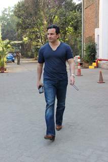 Saif Ali Khan snapped at Mehboob studio!