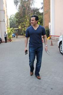 Saif Ali Khan snapped at Mehboob studio!