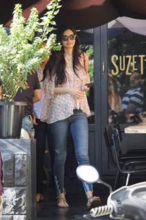 Diana Penty Snapped at Suzzette