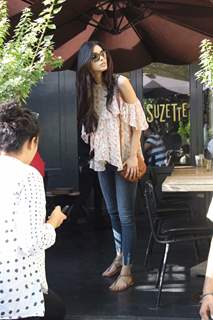 Diana Penty Snapped at Suzzette