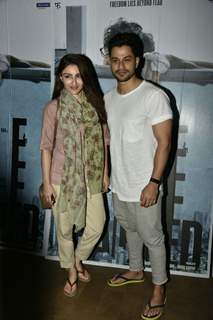Kunal Khemu and Soha Ali Khan at Special Screening of 'Trapped'