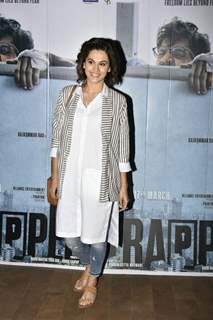 Taapsee Pannu at Special Screening of 'Trapped'