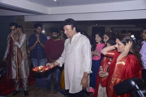 Sachin Tendulkar and other celebs at Anu Malik's 'Mata Ki Chowki'