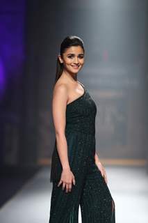 Alia Bhatt walks the ramp at Amazon Fashion Week