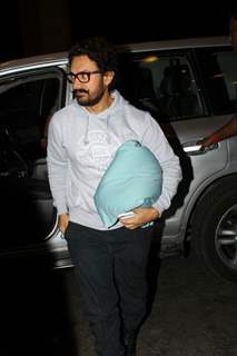 Aamir Khan and family snapped at Airport