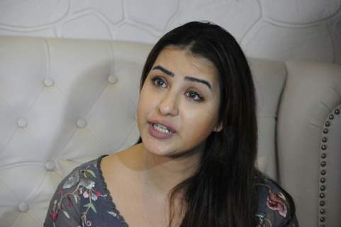 Actress Shilpa Shinde at her press meet!