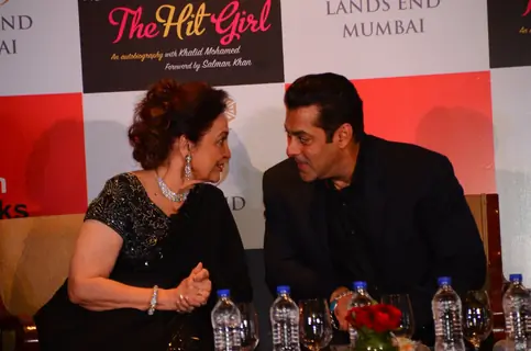 Salman Khan at Khalid Mohamed's book launch on Asha Parikh!
