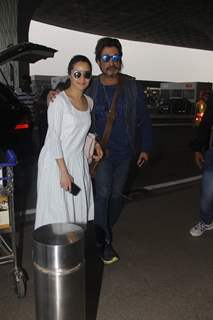 Shakti Kapoor and his daughter Shraddha Kapoor snapped at the airport!