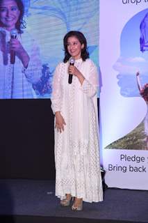 Manisha Koirala and Priya Dutt at 'My Hair for Cancer'