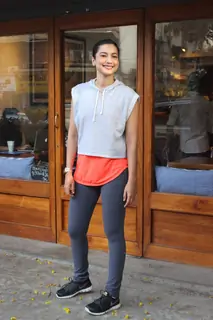 Gauahar Khan snapped in Bandra!