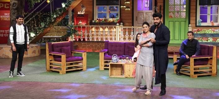 Arjun Kapoor on sets of the 'The Kapil Sharma Show'