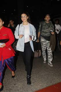 Jacqueline Fernandes snapped at the airport