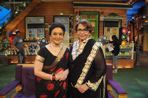 Asha Parekh and Helen on the sets of 'The Kapil Sharma Show'